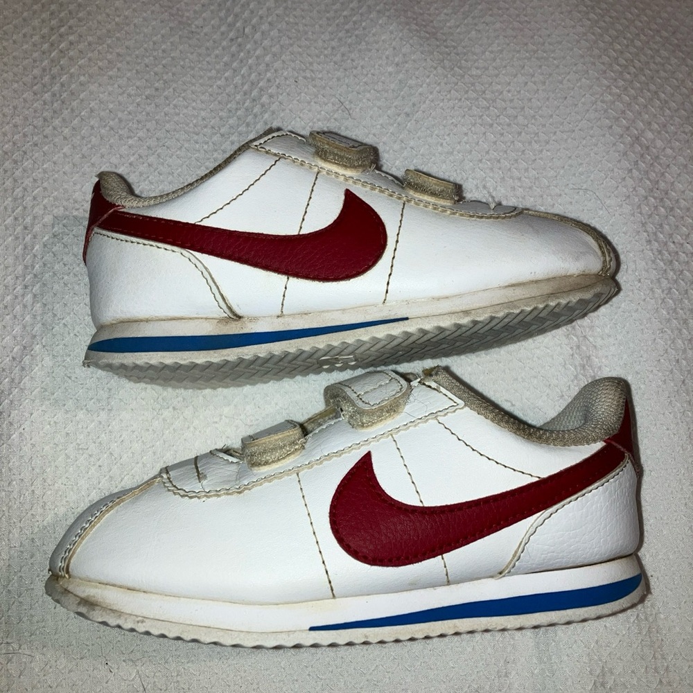 Nike Cortez Basic SL Forrest Gump (TD) Toddler 10C 904769-103 - Picture 2 of 7